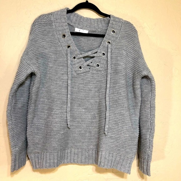 JACK by BB Dakota Womens Sweater Extra Small Cardigan Grey - Picture 1 of 4
